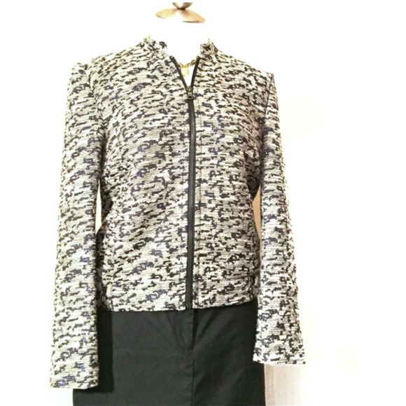 Fossil Arlene Jacket Blue Multi Size Small - Picture 3 of 7